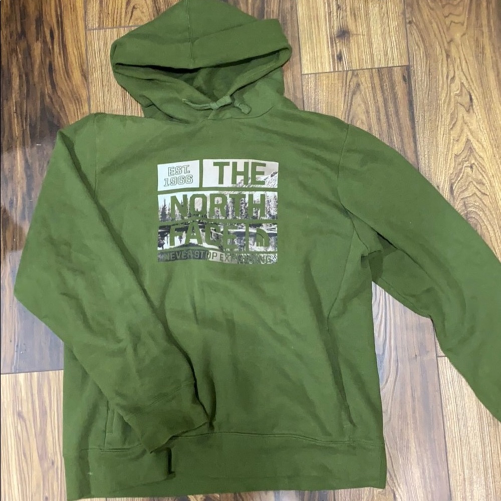 Large north face hoodie